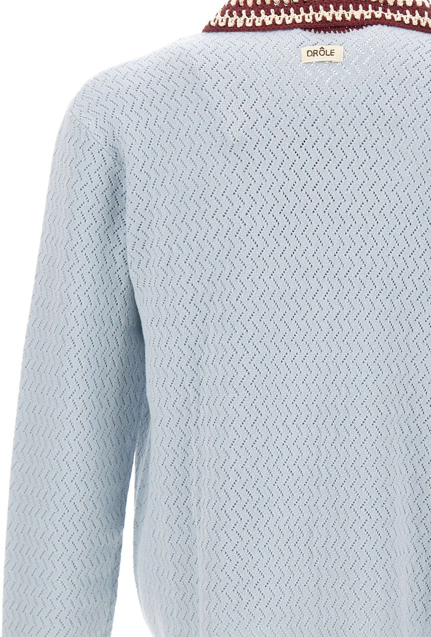 Drôle de Monsieur T-Shirts And Polos Light Blue Lichtblauw