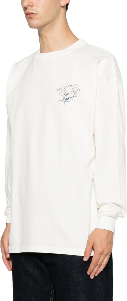Drôle de Monsieur T-Shirts And Polos Off-White Wit