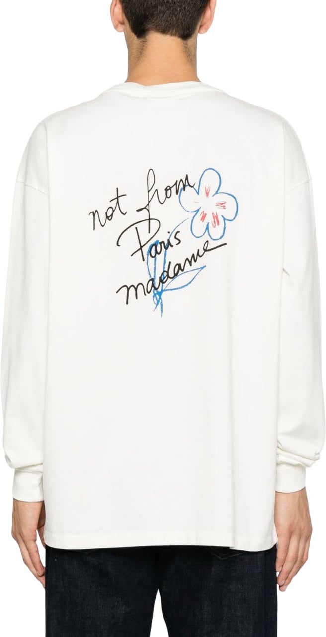 Drôle de Monsieur T-Shirts And Polos Off-White Wit
