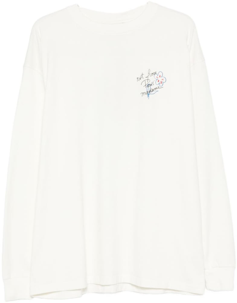 Drôle de Monsieur T-Shirts And Polos Off-White Wit