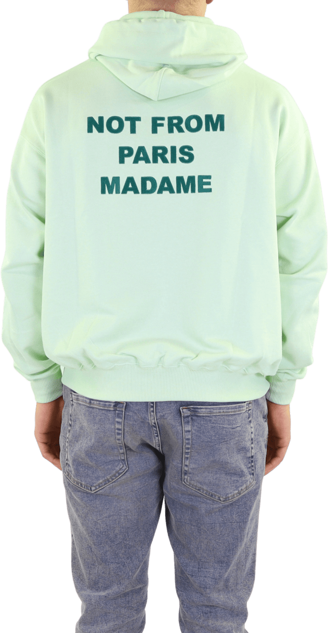 Drôle de Monsieur Heren Le Hoodie Classique Groen