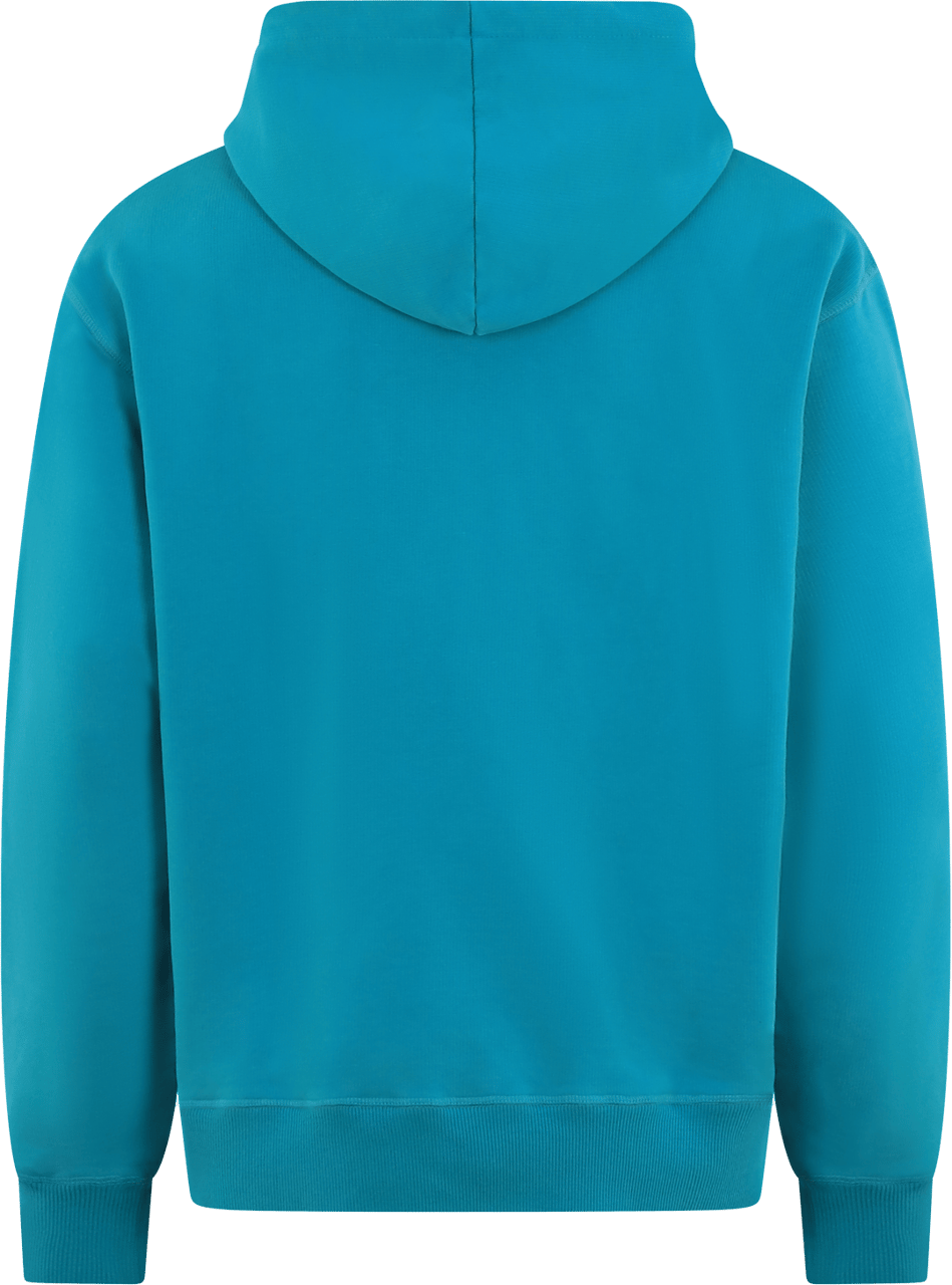 Drôle de Monsieur Heren Patch Ddm Hoodie Blauw Blauw
