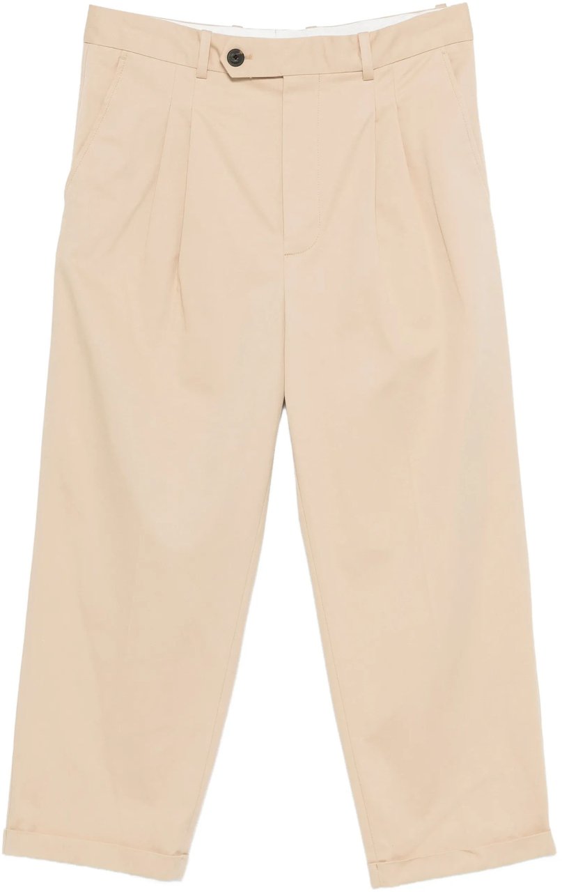 Drôle de Monsieur Trousers Beige Beige