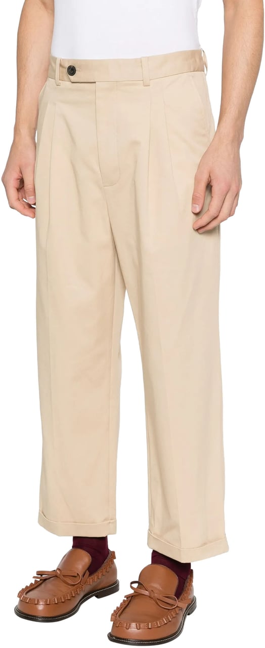 Drôle de Monsieur Trousers Beige Beige