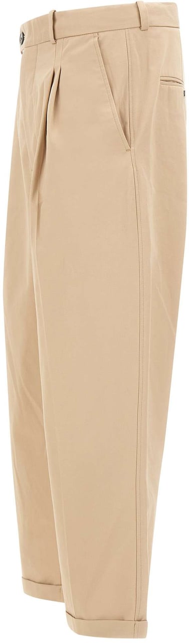 Drôle de Monsieur Trousers Beige Beige