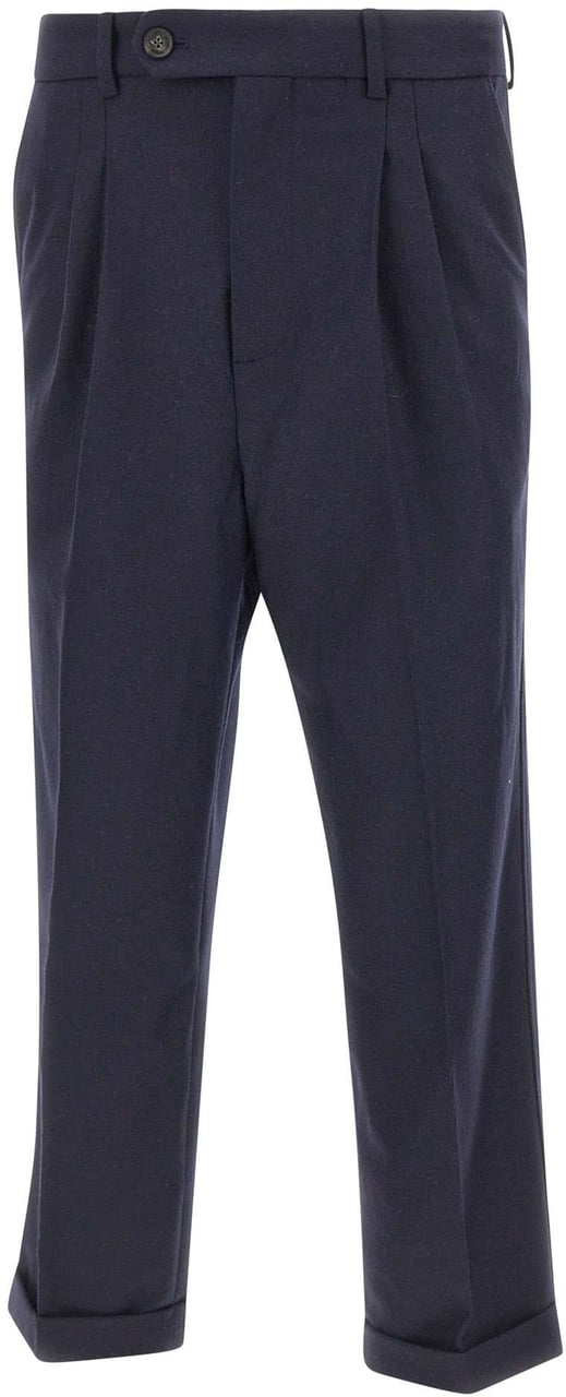 Drôle de Monsieur Trousers Blue Blauw