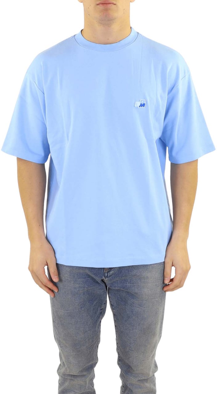 Drôle de Monsieur Heren Le T-Shirt Patch Ddm Blauw