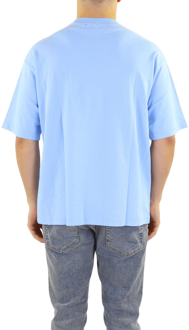 Drôle de Monsieur Heren Le T-Shirt Patch Ddm Blauw