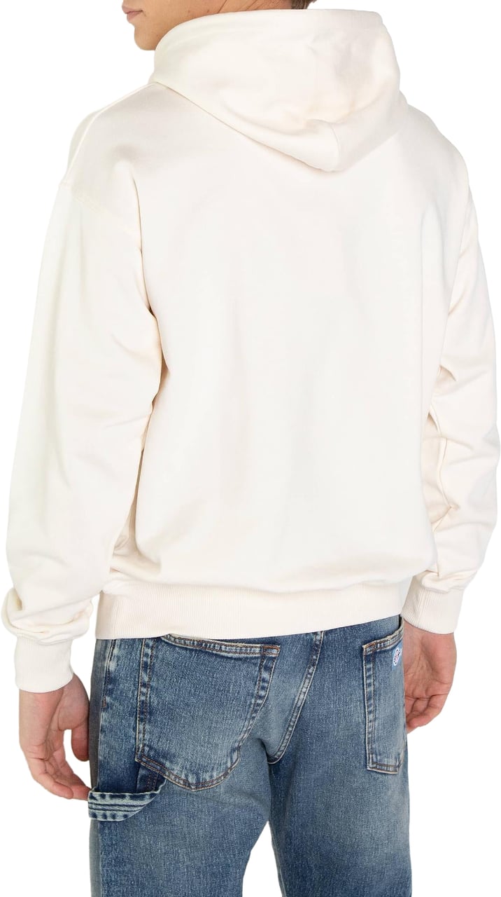 Drôle de Monsieur Heren Le Hoodie Locomotive Wit Wit