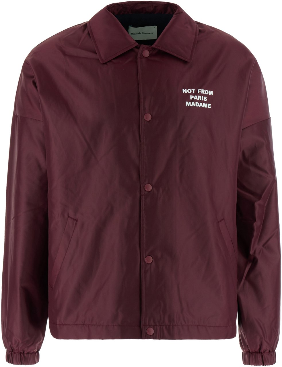 Drôle de Monsieur Drôle de Monsieur Grape polyester jacket Rood