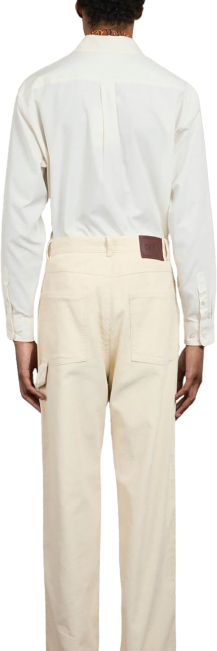 Drôle de Monsieur CORDUROY BAGGY PANTS Wit