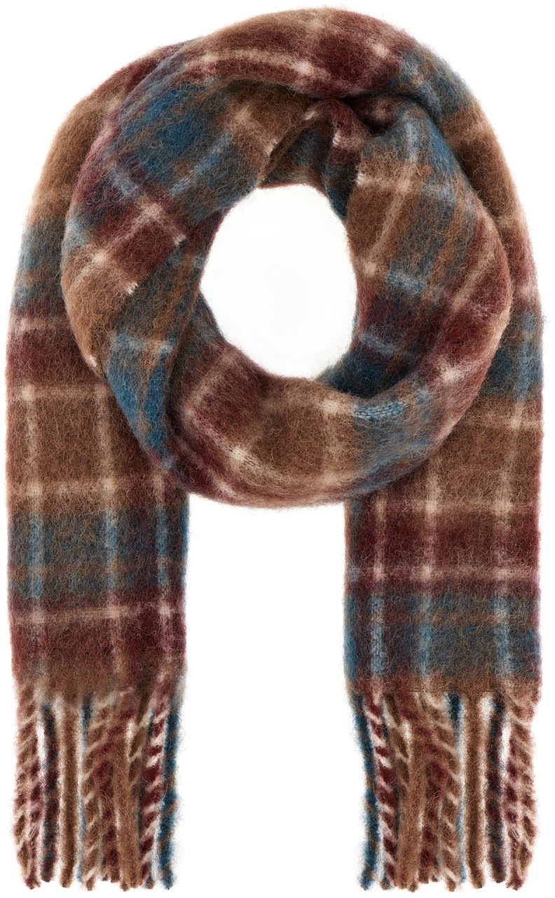 Drôle de Monsieur Drôle de Monsieur Printed alpaca blend scarf Divers