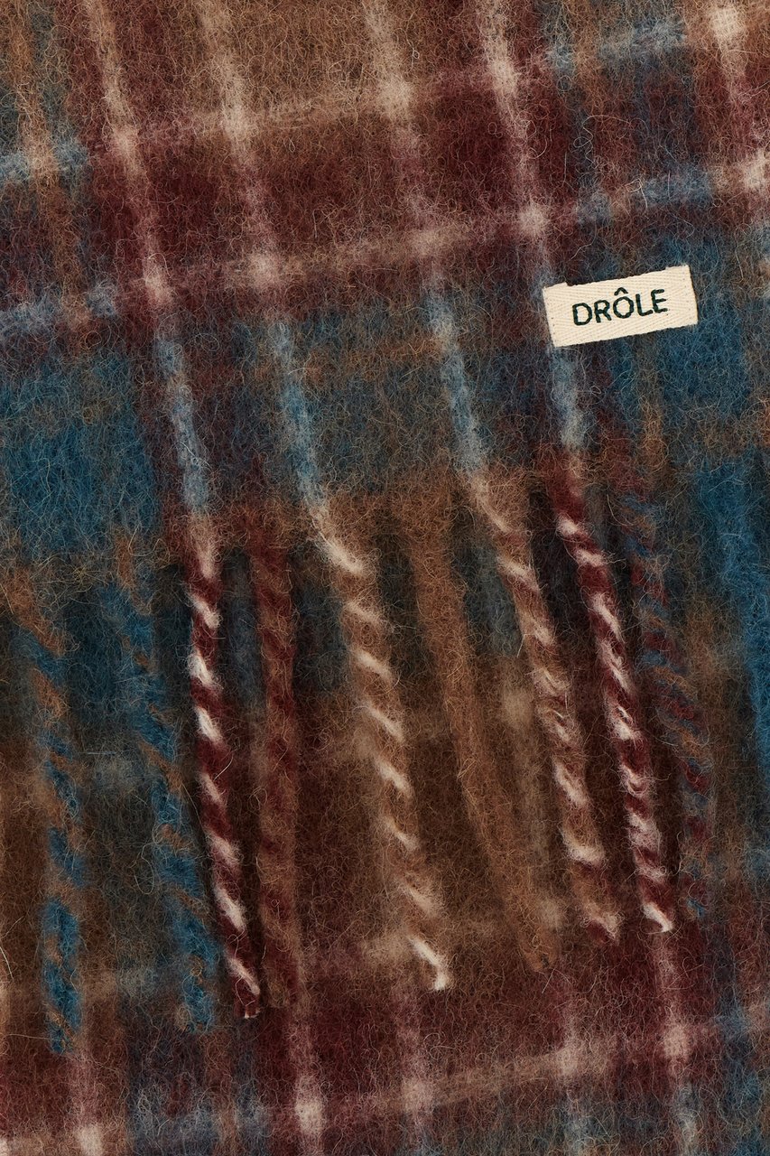 Drôle de Monsieur Drôle de Monsieur Printed alpaca blend scarf Divers