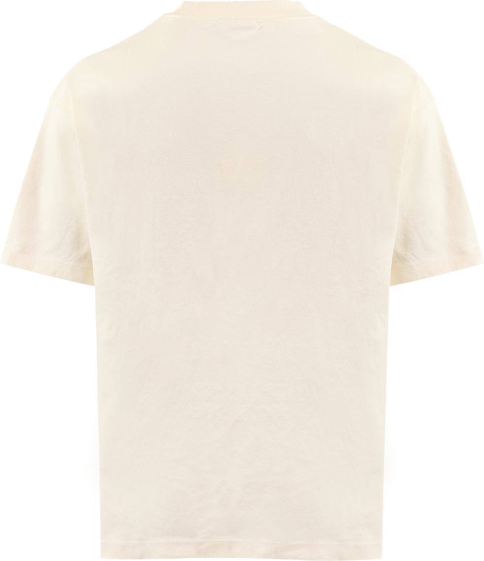 Drôle de Monsieur Heren Le T-Shirt Voyage Wit Wit