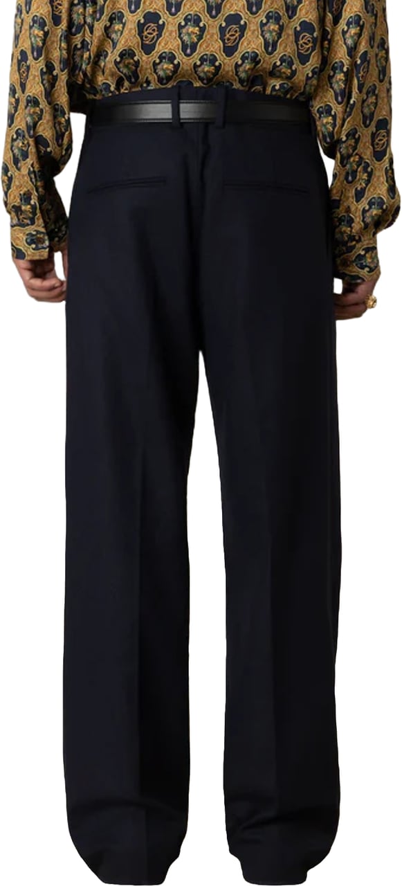 Drôle de Monsieur FLANNEL GOLFER PANTS Navy