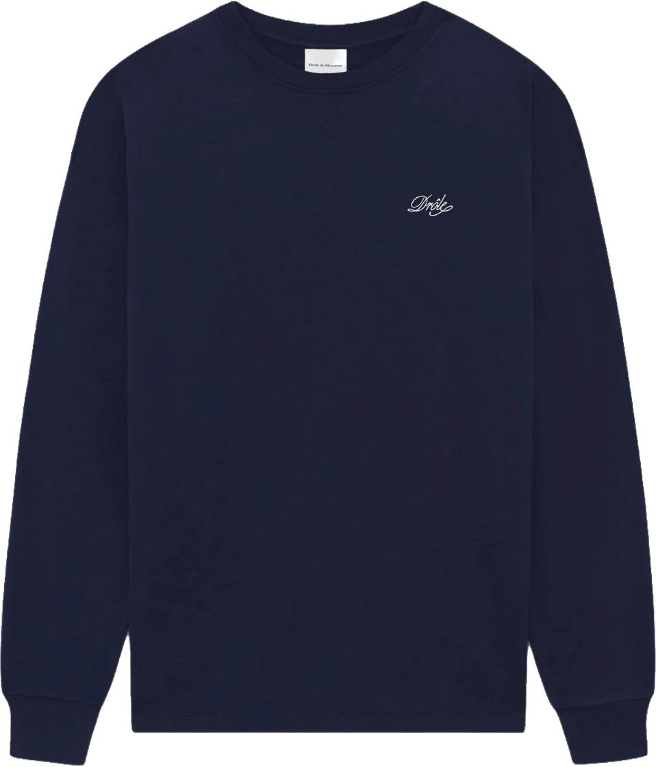 Drôle de Monsieur DRÔLE BELISSIMA LONG SLEEVE T-SHIRT Navy