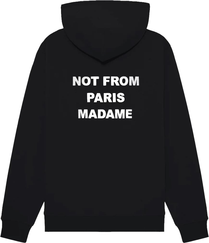 Drôle de Monsieur SLOGAN HOODIE Zwart