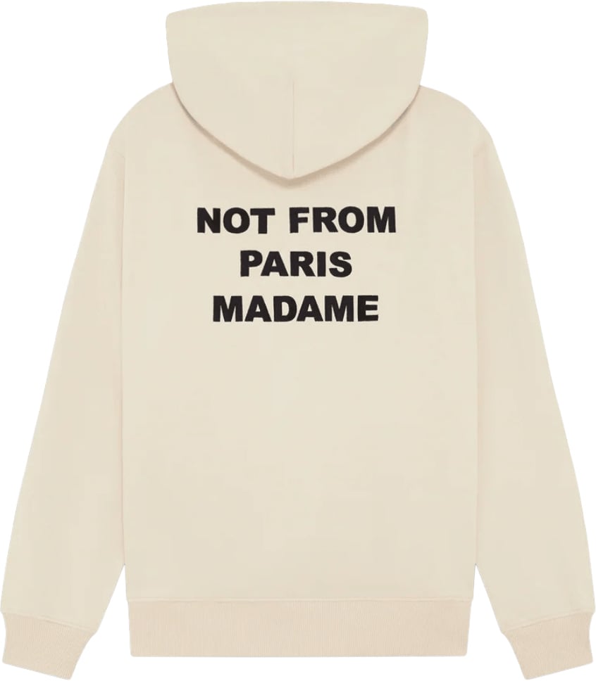 Drôle de Monsieur SLOGAN HOODIE Wit
