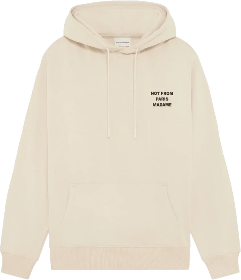Drôle de Monsieur SLOGAN HOODIE Wit