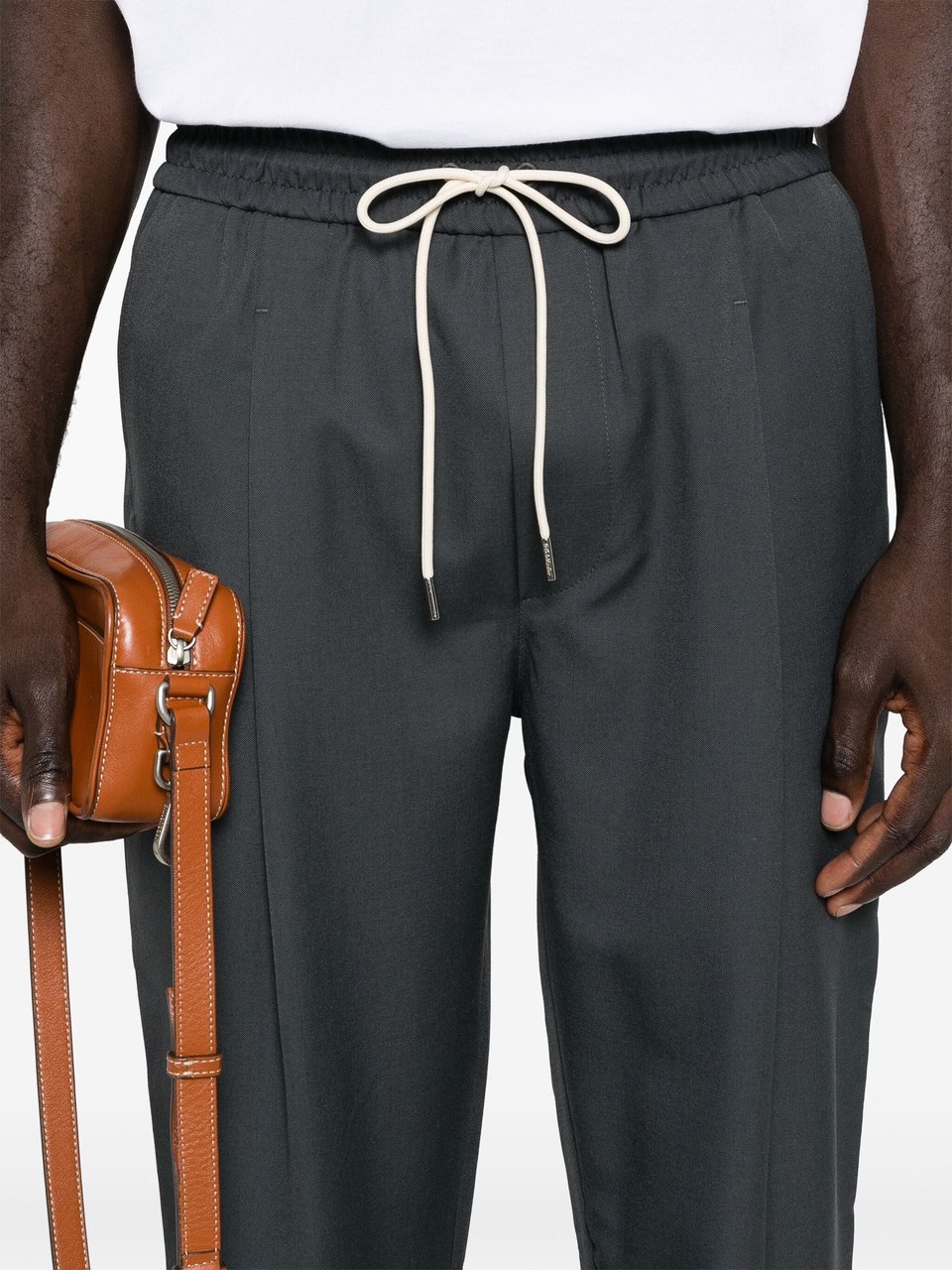 Drôle de Monsieur Trousers Grey Donkergrijs