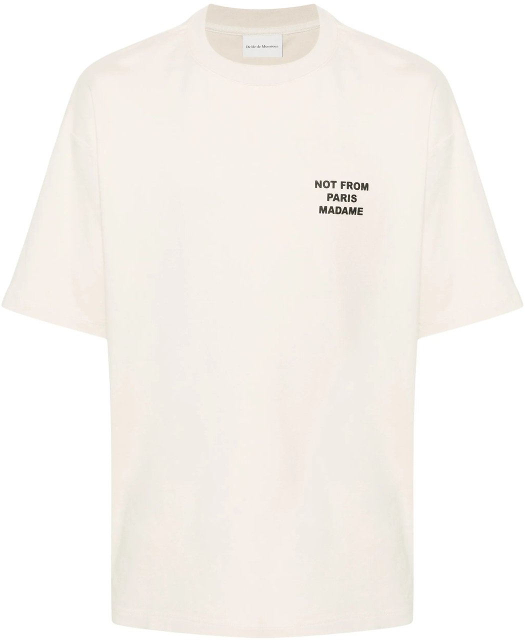 Drôle de Monsieur T-Shirts And Polos Mastice Wit