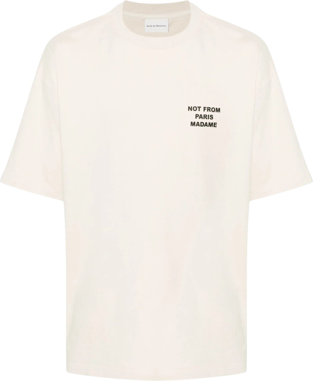 Drôle de Monsieur T-Shirts And Polos Mastice Wit