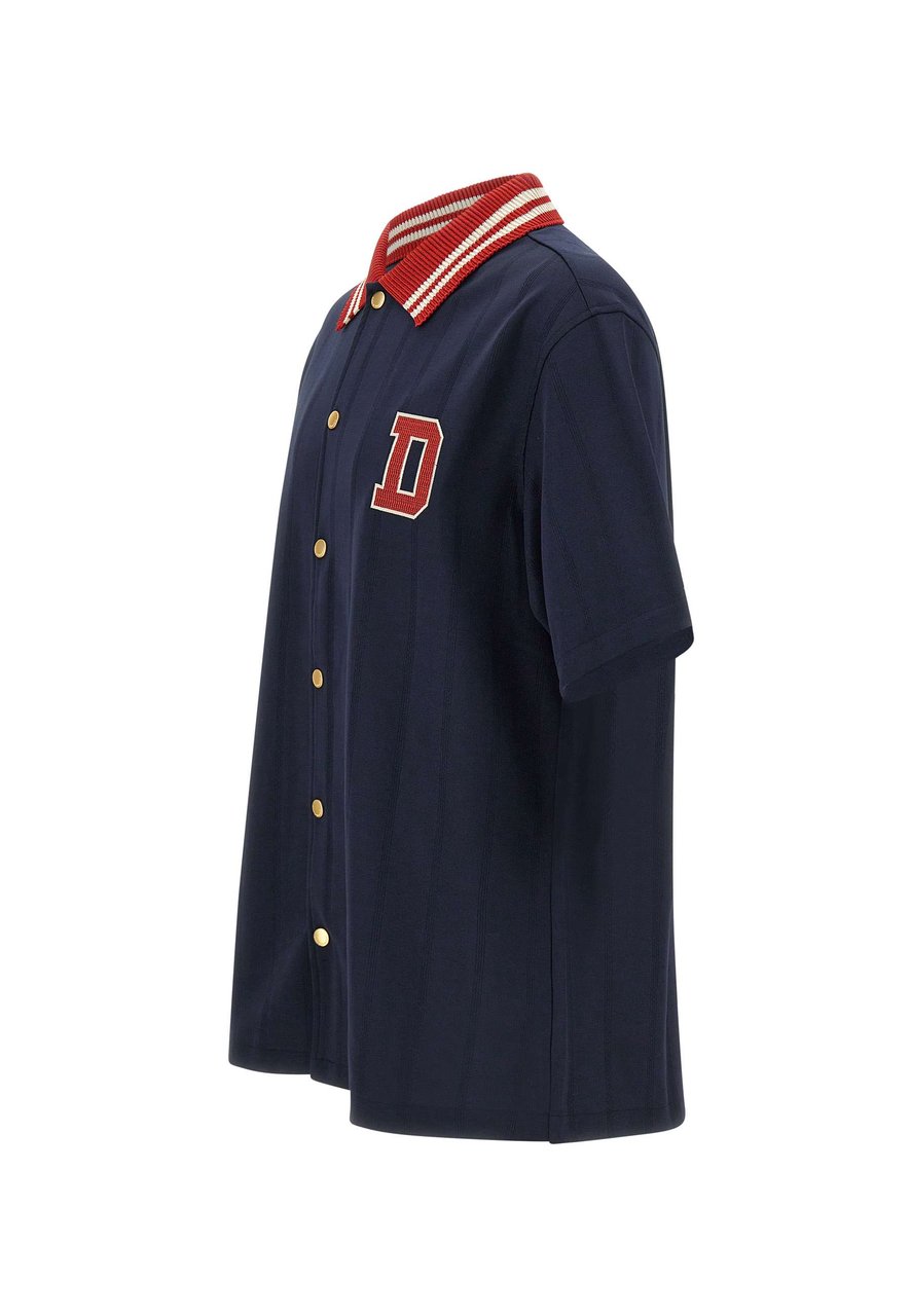 Drôle de Monsieur Shirts Blue Blauw