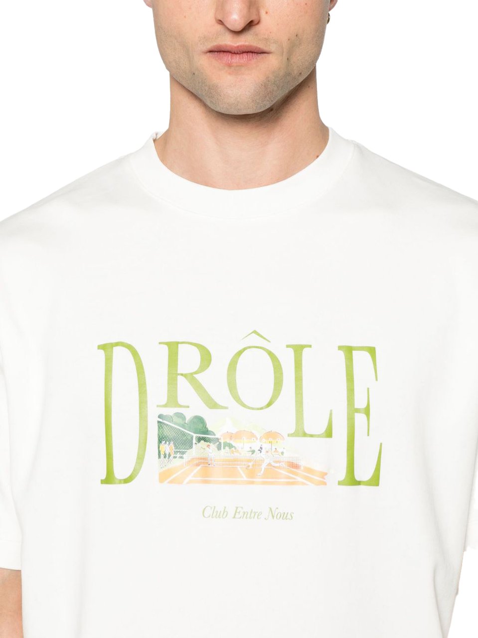 Drôle de Monsieur T-Shirts And Polos White Wit