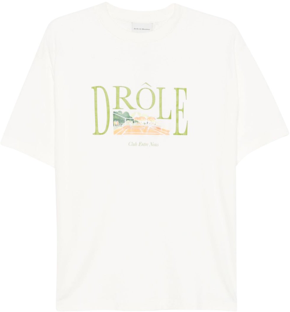 Drôle de Monsieur T-Shirts And Polos White Wit