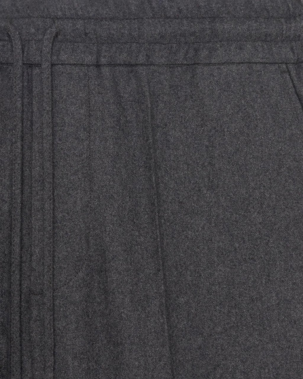 Drôle de Monsieur Heren Le Pantalon Élastiqué Flanelle Grijs