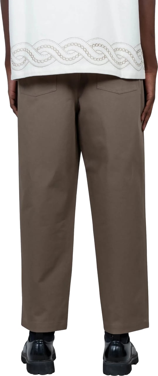 Drôle de Monsieur Trousers Beige Taupe