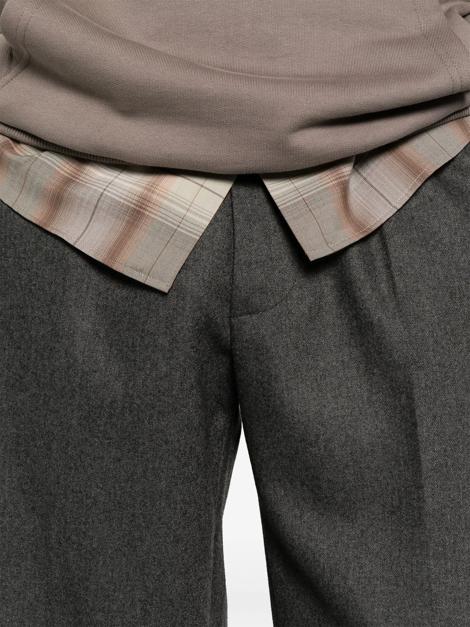 Drôle de Monsieur Trousers Grey Donkergrijs