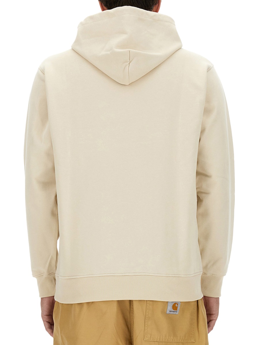Drôle de Monsieur Neutrals Kangaroo Pocket Cotton Hoodie Neutraal