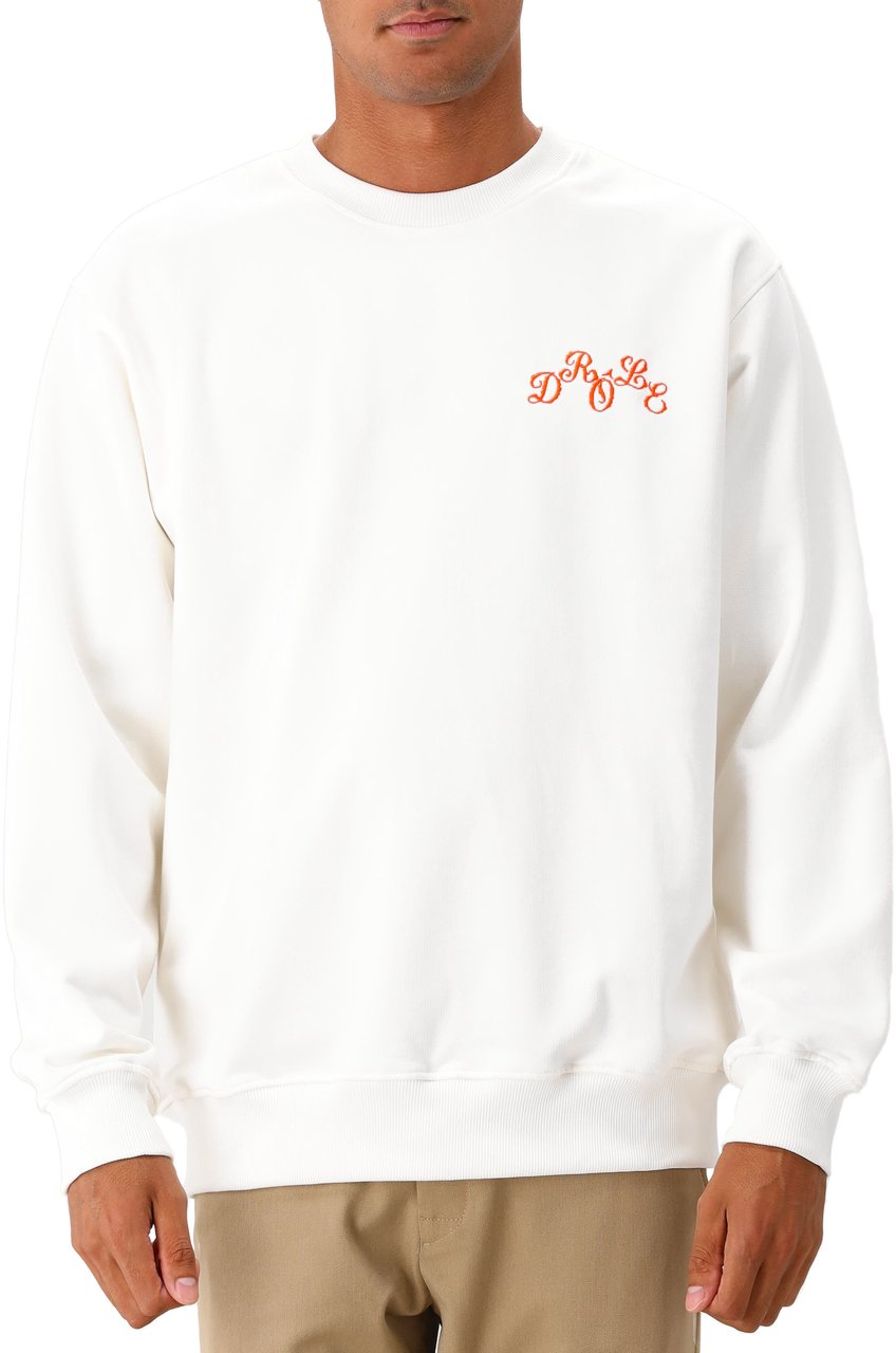 Drôle de Monsieur Drôle de Monsieur Sweater Wit Plateau Wit