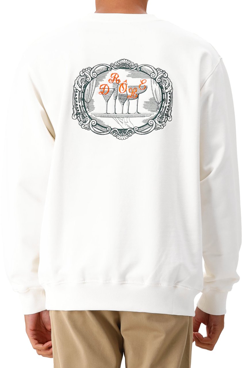 Drôle de Monsieur Drôle de Monsieur Sweater Wit Plateau Wit