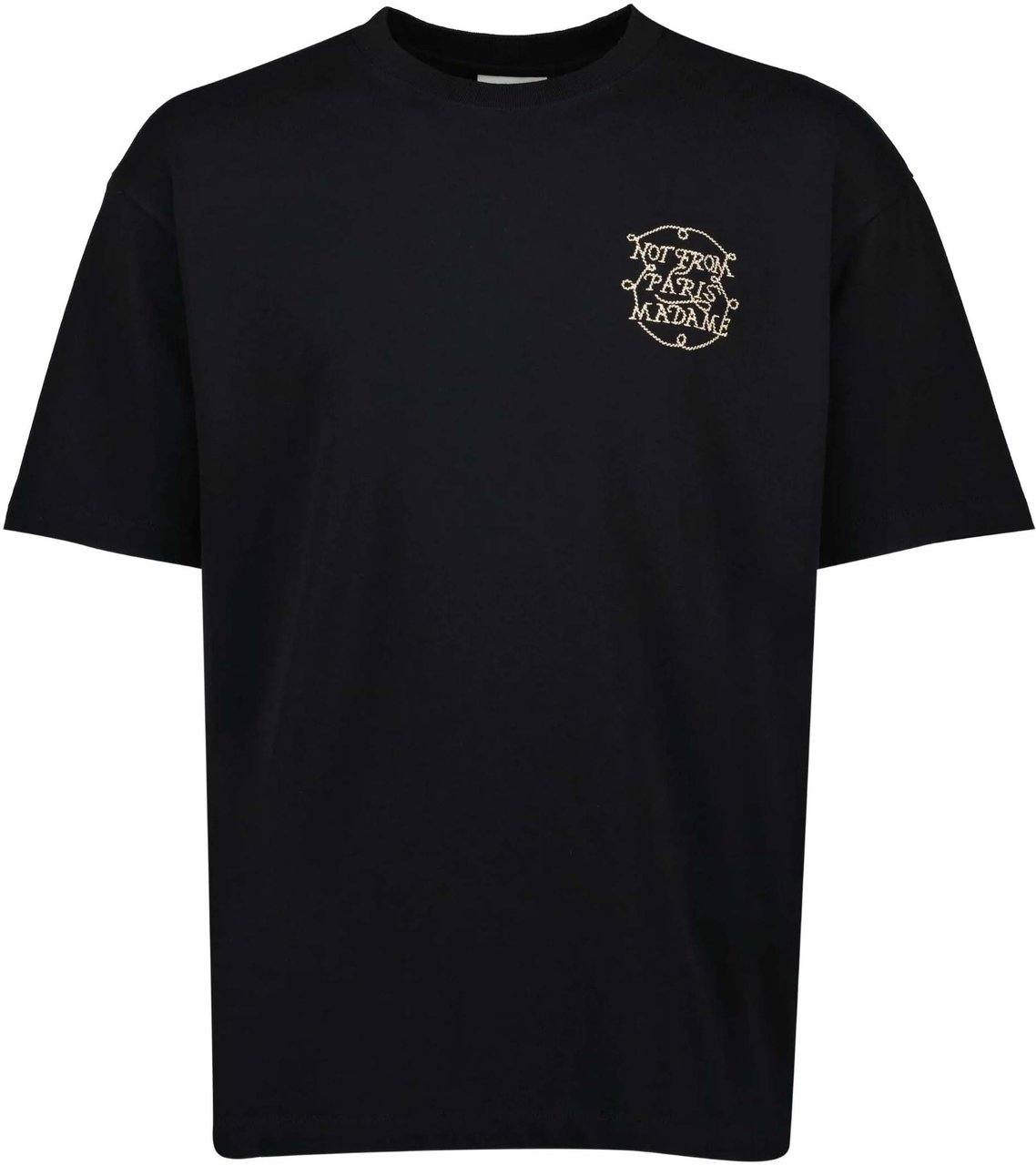 Drôle de Monsieur T-Shirts And Polos Black Zwart