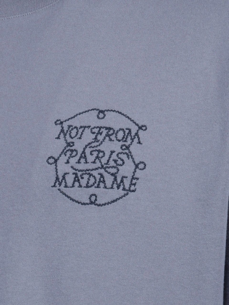 Drôle de Monsieur T-Shirts And Polos State Blue Blauw