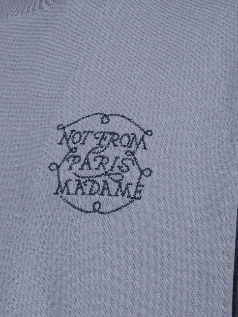 Drôle de Monsieur T-Shirts And Polos State Blue Blauw