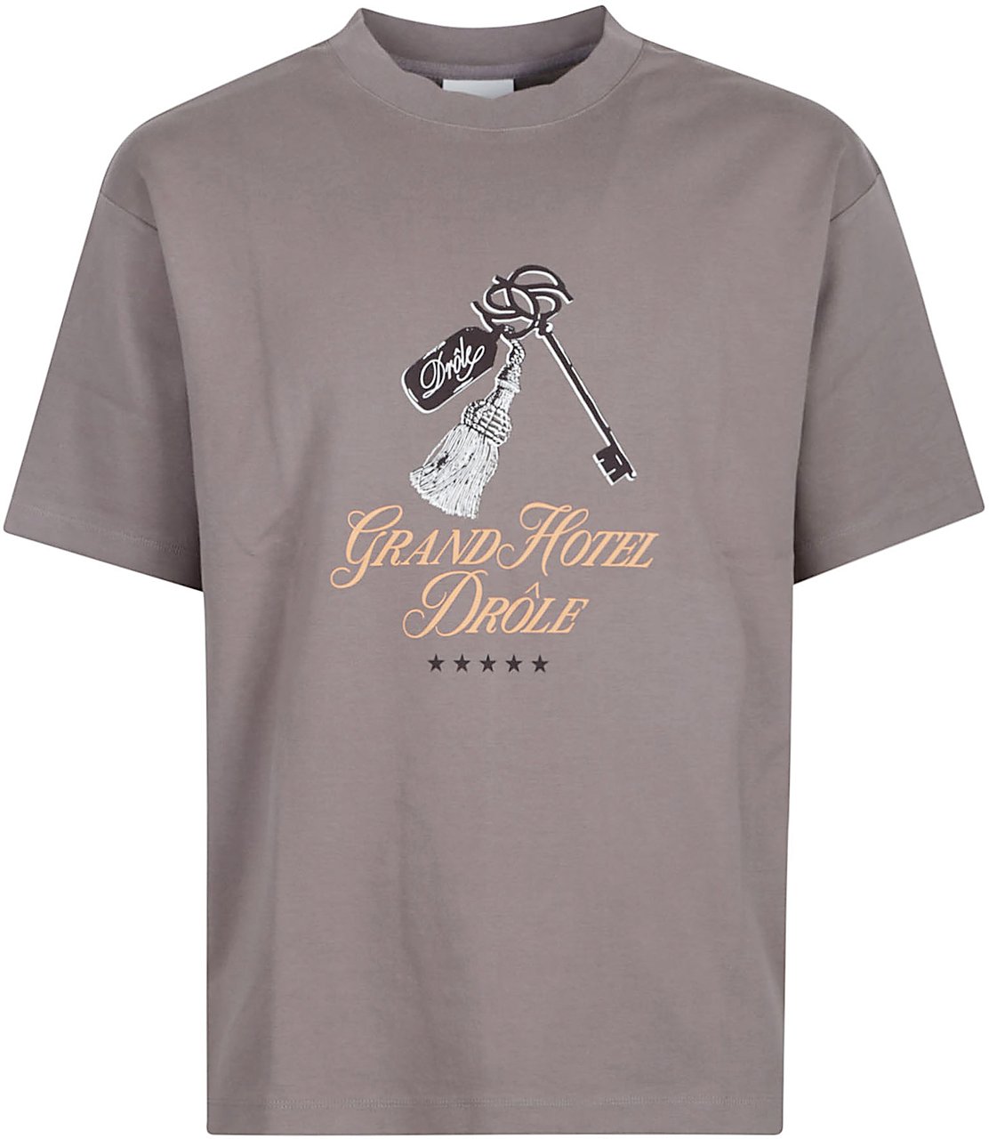 Drôle de Monsieur Grand Hotel T-shirt Brown Bruin