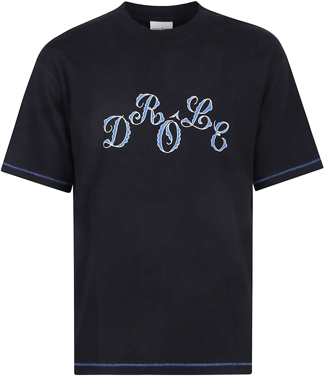 Drôle de Monsieur Drole T-shirt Black Zwart