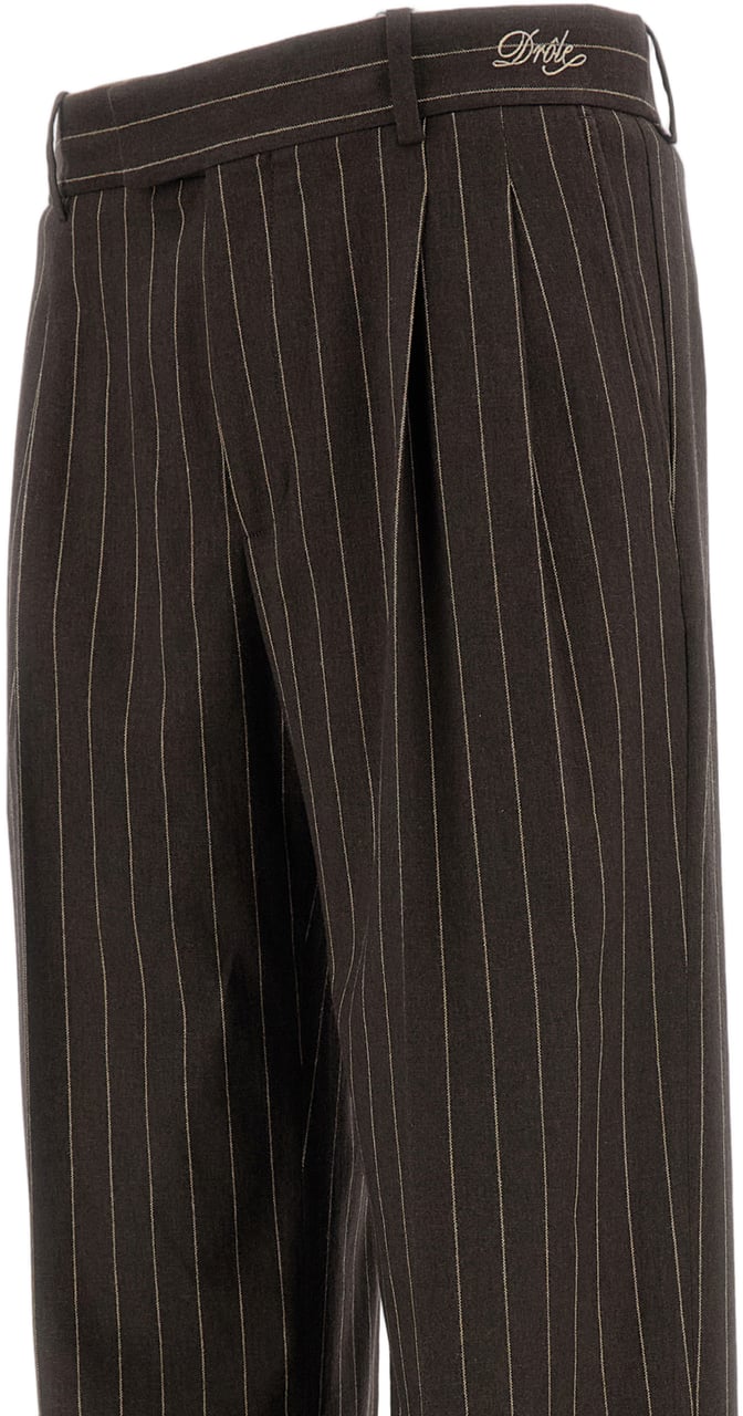 Drôle de Monsieur The Pinstripes Pants Bruin
