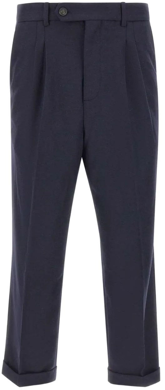 Drôle de Monsieur le pantalon a plis cropped divers Divers