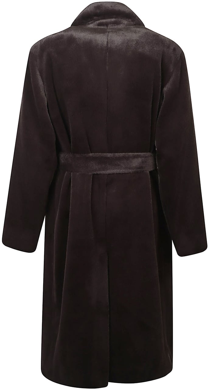 Drôle de Monsieur Double Breated Coat Brown Bruin