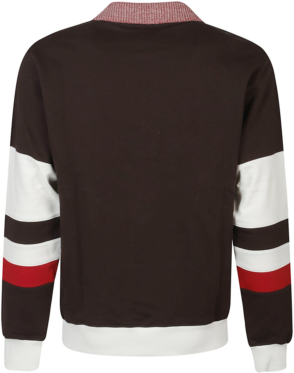 Drôle de Monsieur Long Sleeve Polo Shirt Brown Bruin