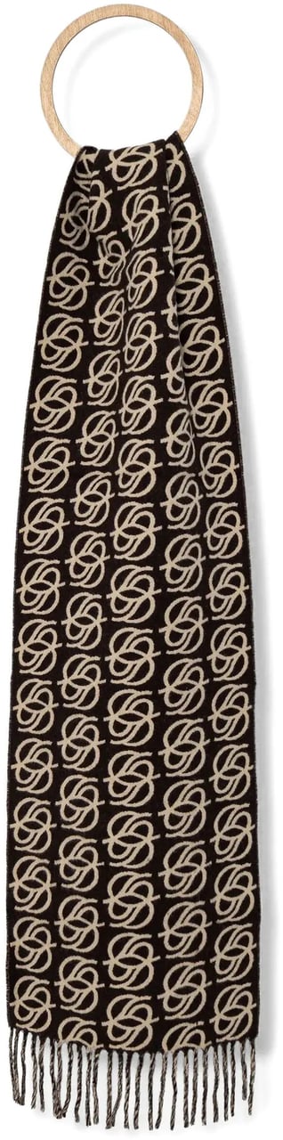 Drôle de Monsieur Scarfs Dark Brown Bruin