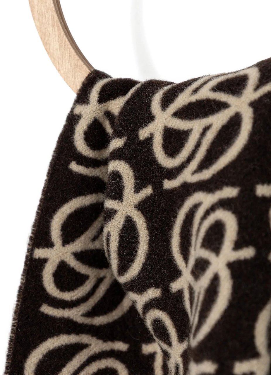 Drôle de Monsieur Scarfs Dark Brown Bruin