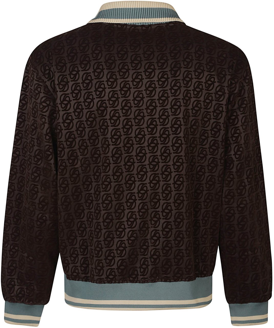 Drôle de Monsieur Monogram Tracksuit Jacket Brown Bruin