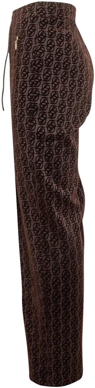 Drôle de Monsieur Dolce & Gabbana Pantaloni con Monogramma Bruin