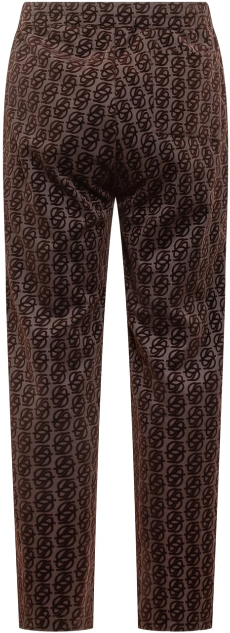 Drôle de Monsieur Dolce & Gabbana Pantaloni con Monogramma Bruin
