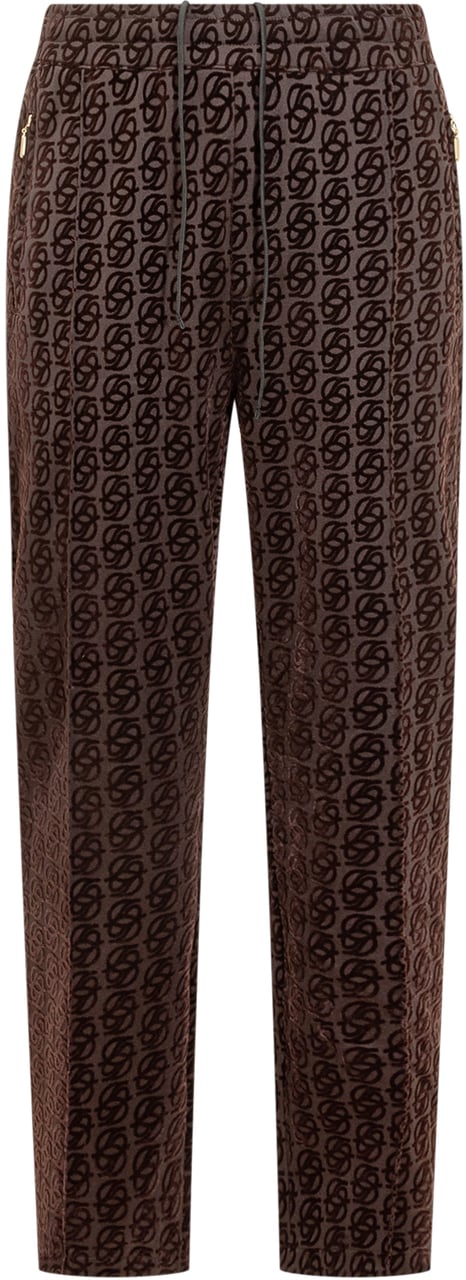 Drôle de Monsieur Dolce & Gabbana Pantaloni con Monogramma Bruin